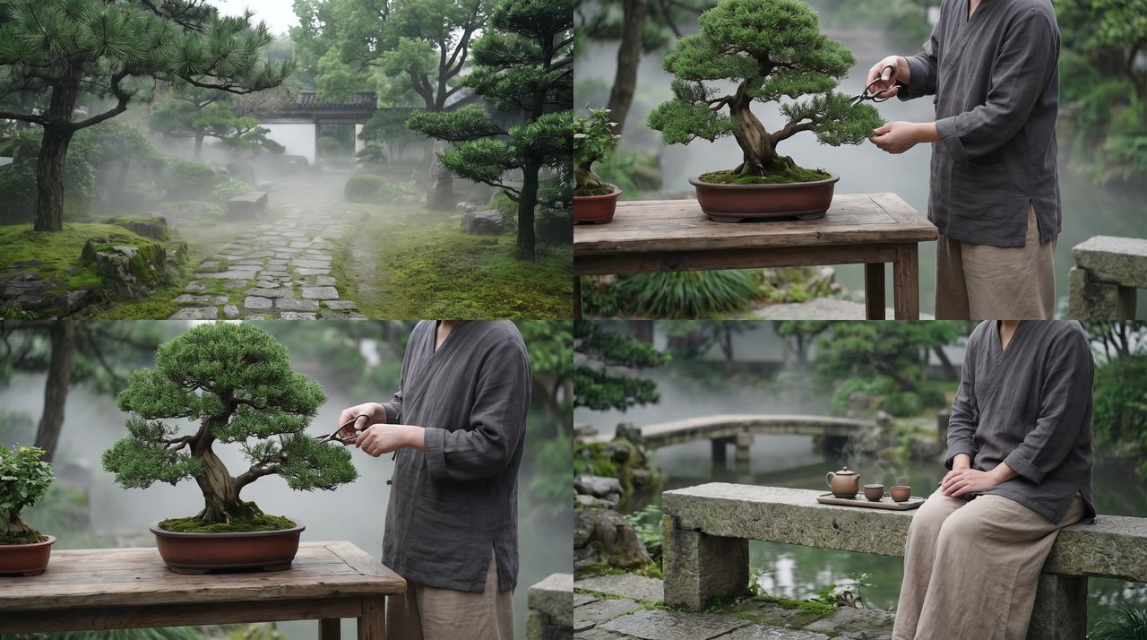 香蕉视频园艺生活视频 – 盆景修剪技艺视频教程，www.eukepi.cn